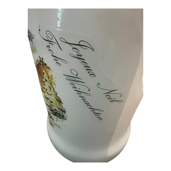 Vintage German Christmas Santa Beer Bottle 8" Franz Joseph Jubelfest Stein Jug - Picture 6 of 8